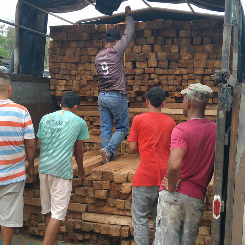 Balsa wood loading